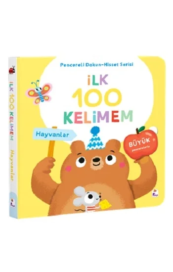 İlk 100 Kelimem – Hayvanlar (Pencereli Dokun-Hisset)