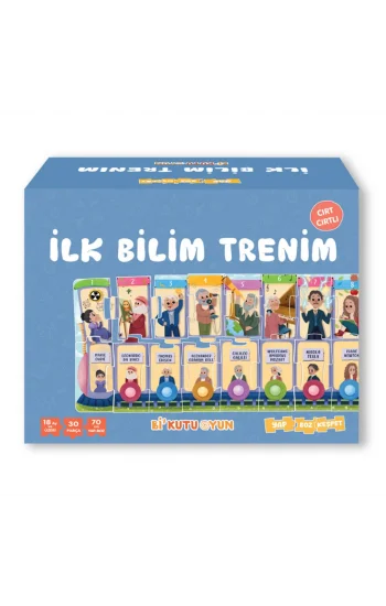 İlk Bilim Trenim - Cırt Cırtlı Yapboz ve Kitap Seti