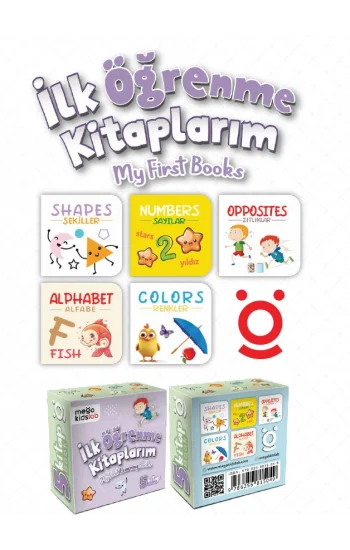 İlk Öğrenme Kitaplarım: My First Books (5 Kitap) (Ciltli)