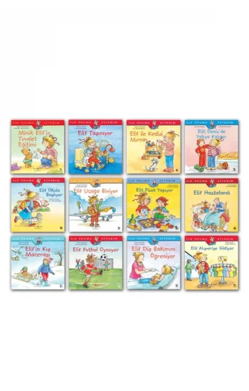 Ilk Okuma Kitabım Elif Serisi 12 Kitap Set 1 Christian Tielmann
