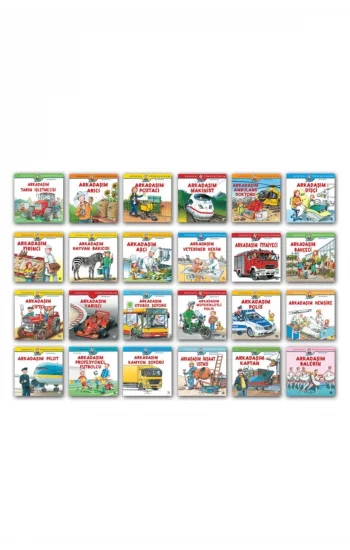 Ilk Okuma Kitaplarım Dünyayı Öğreniyorum Meslekler 24 Kitap Set Ralf Butschkow