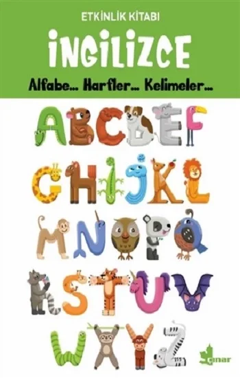 İngilizce Alfabe - Harfler - Kelimeler - Etkinlik Kitabı