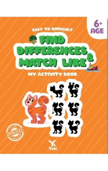 İngilizce Kolaydan Zora Farkı Bul Benzerini Eşleştir Kitabı