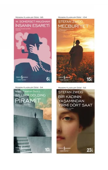 Insanın Esareti + Mecburiyet + Piramit + Bir Kadının Yaşamından Yirmi Dört Saat- 4 Kitap Set