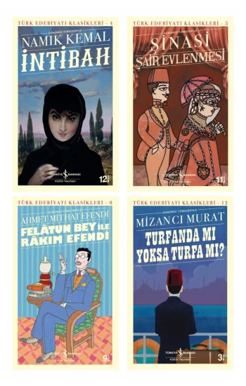 Intibah + Şair Evlenmesi (günümüz Türkçesiyle) + Turfanda Mı Yoksa Turfa Mı ?- 4 Kitap Set - Iş Bank