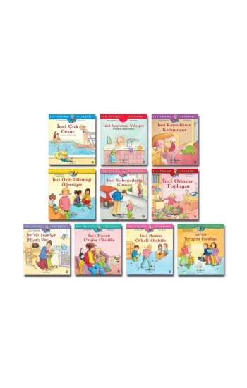 Iş Bankası 1. Sınıf Ilk Okuma Kitaplarım Inci Serisi 10 Kitap Set