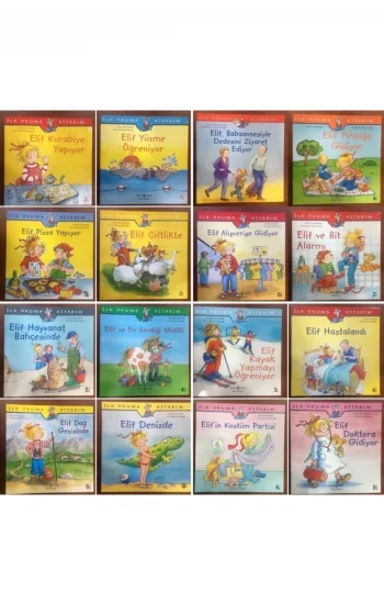 Iş Bankası Ilk Okuma Kitapları 16 Kitaplık Set Elif Serisi 2