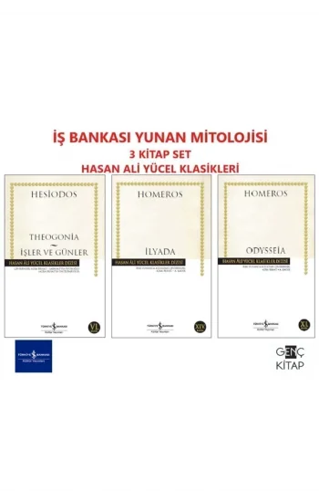 Iş Bankası Yunan Mitolojisi 3 Kitap Set Hasan Ali Yücel Klasikler Homeros-ilyada-odysseia