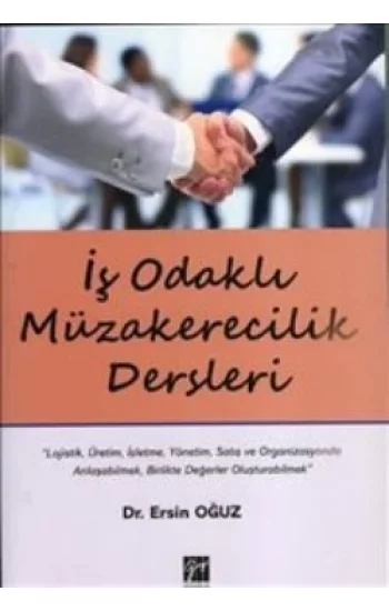 İş Odaklı Müzakerecilik Dersleri
