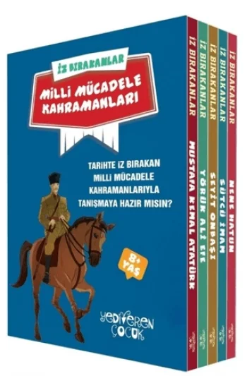 İz Bırakanlar - Milli Mücadele Kahramanları Seti - 5 Kitap Takım