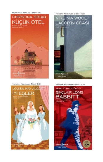 Jacobin Odası Yazar + Küçük Otel + Iyi Eşler + Babbitt- 4 Kitap Set - Iş Bankası Özel Set Jacobin