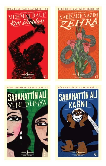 Kan Damlası + Zehra (günümüz Türkçesiyle) + Yeni Dünya + Kağnı- 4 Kitap Set - Iş Bankası Özel Set Ka