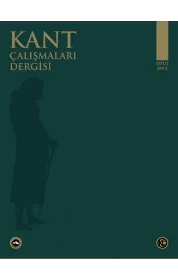 Kant Çalışmaları Dergisi Sayı 2