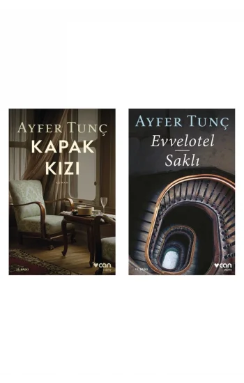 Kapak Kızı + Evvelotel - Saklı- 2 Kitap Set - Iş Bankası Özel Set Kapak Kızı Kitabı