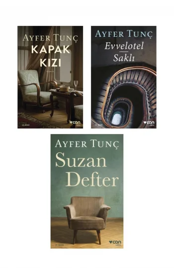 Kapak Kızı + Evvelotel - Saklı + Suzan Defter- 3 Kitap Set - Iş Bankası Özel Set Kapak Kızı Kitabı