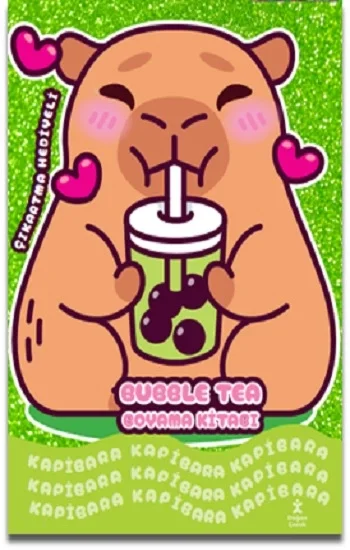 Kapibara - Bubble Tea Boyama Kitabı