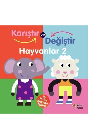 Karıştır ve Değiştir Hayvanlar 2 (Ciltli)