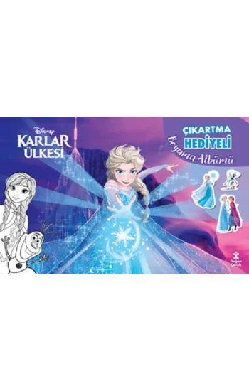Karlar Ülkesi Çıkartma Hediyeli Boyama Albümü