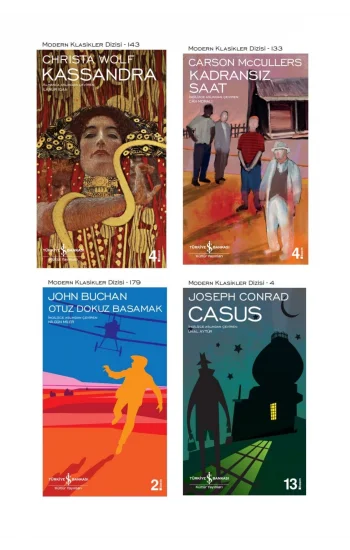 Kassandra + Kadransız Saat + Otuz Dokuz Basamak + Casus- 4 Kitap Set - Iş Bankası Özel Set Kassandra