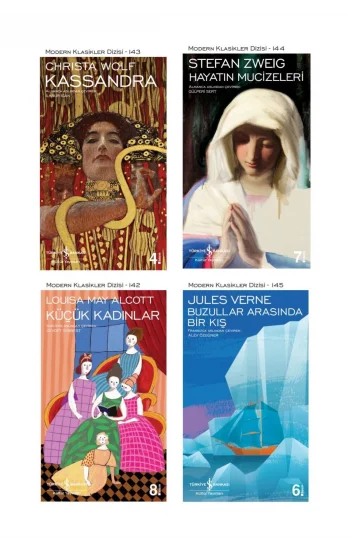 Kassandra + Küçük Kadınlar + Hayatın Mucizeleri + Buzullar Arasında Bir Kış- 4 Kitap Set