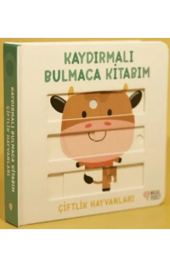 Kaydırmal Bulmaca Kitabım - Çiftlik Hayvanları