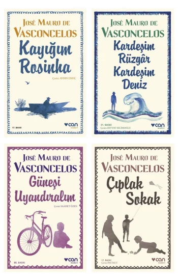Kayığım Rosinha + Kardeşim Rüzgar, Kardeşim Deniz + Güneşi Uyandıralım + Çıplak Sokak- 4 Kitap Set