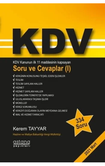 KDV Soru ve Cevaplar (I)