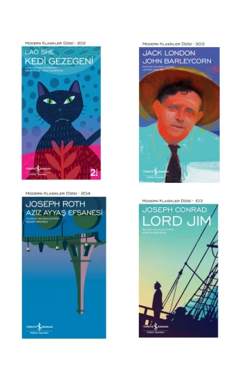 Kedi Gezegeni + John Barleycorn + Aziz Ayyaş Efsanesi + Lord Jim- 4 Kitap Set - Iş Bankası Özel Set