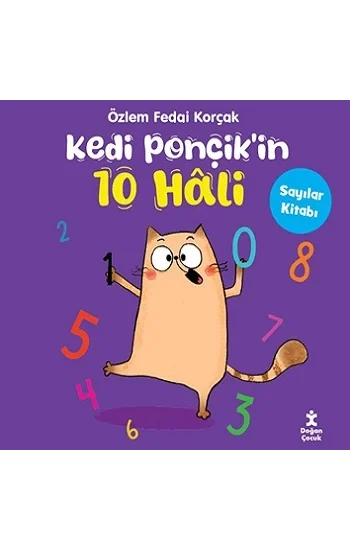 Kedi Ponçikin 10 Hali- Sayılar Kitabı
