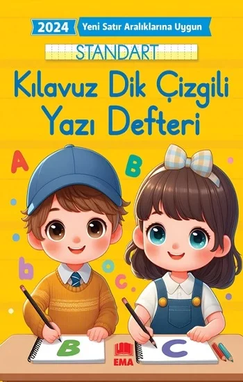 Kılavuz Dik Çizgili Yazı Defteri