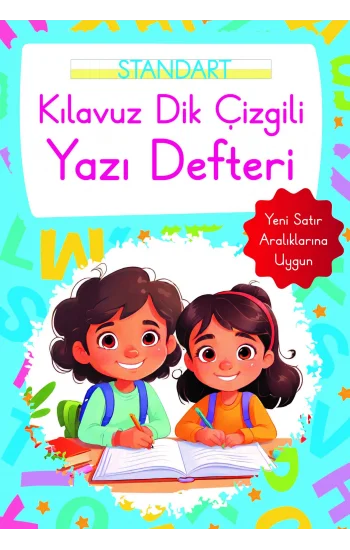 Kılavuz Dik Çizgili Yazı Defteri Küçük Boy - Mavi