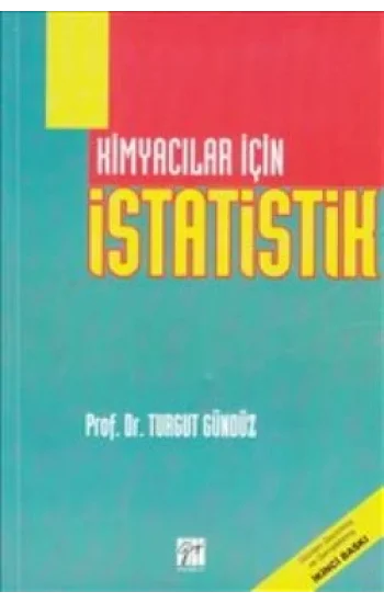 Kimyacılar İçin İstatistik