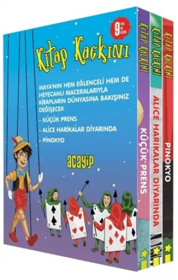 Kitap Kaçkını Seti - 3 Kitap Takım - Kutulu