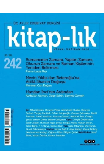Kitap–lık 242 - Nisan / Haziran 2026