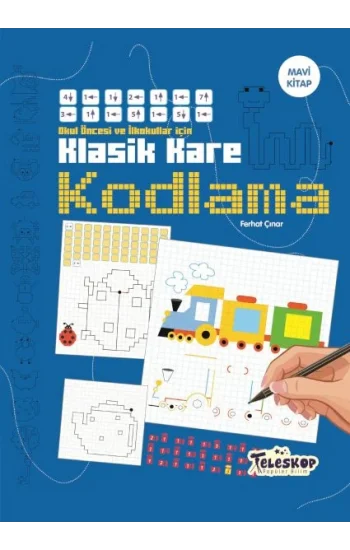 Klasik Kare Kodlama Mavi Kitap