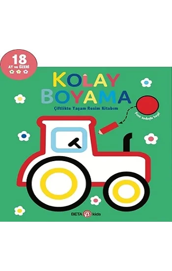 Kolay Boyama - Çiftlikte Yaşam Resim Kitabım