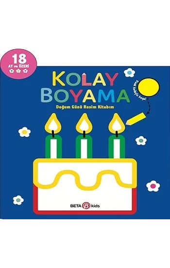 Kolay Boyama - Doğum Günü Resim Kitabım