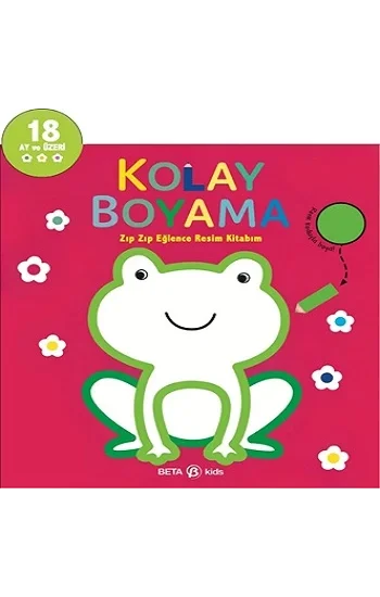 Kolay Boyama - Zıp Zıp Eğlence Resim Kitabım