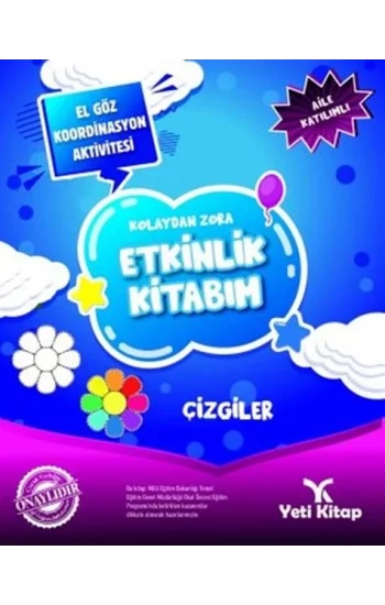 Kolaydan Zora Etkinlik Kitabım - Çizgiler