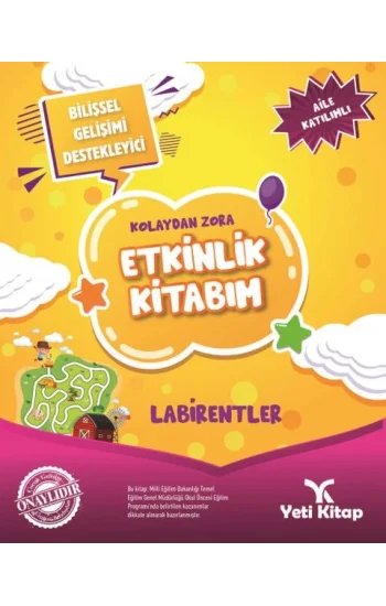 Kolaydan Zora Etkinlik Kitabım - Labirentler