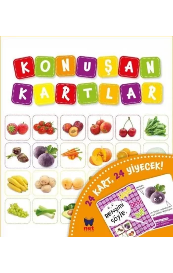 Konuşan Kartlar - 24 Kart 24 Yiyecek