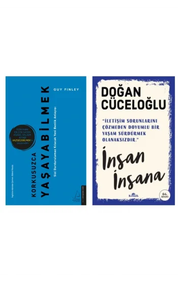 Korkusuzca Yaşayabilmek + Insan Insana- 2 Kitap Set - Iş Bankası Özel Set Korkusuzca Yaşayabilmek Ki