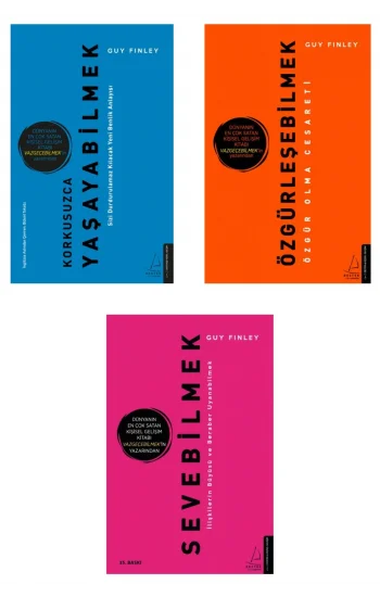 Korkusuzca Yaşayabilmek + Özgürleşebilmek + Sevebilmek- 3 Kitap Set - Iş Bankası Özel Set Korkusuzca