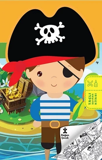 Korsan Maceraları Taçlı Boyama Kitabı