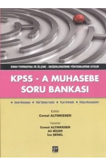 KPSS - A Muhasebe Soru Bankası