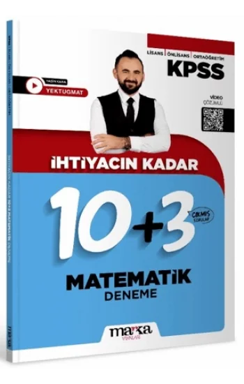 KPSS İhtiyacın Kadar Matematik 10+3 Deneme