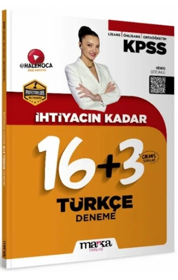 KPSS İhtiyacın Kadar Türkçe 16+3 Deneme