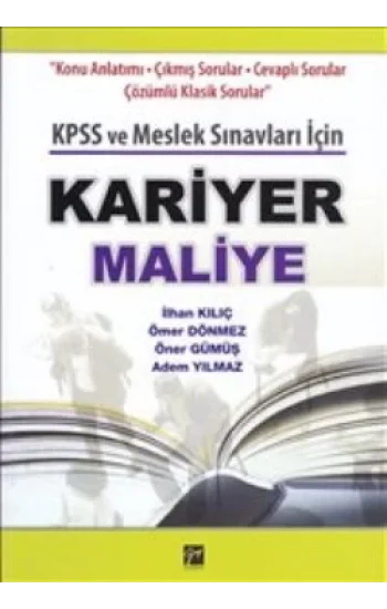 KPSS ve Meslek Sınavları İçin Kariyer Maliye