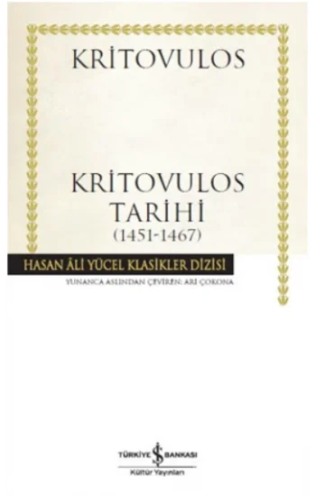 Kritovulos Tarihi (1451-1467)