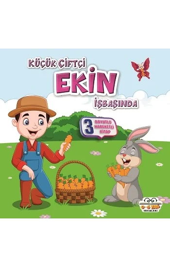 Küçük Çiftçi Ekin İşbaşında - Benim Canım Çiftliğim (Sıvama Cilt)